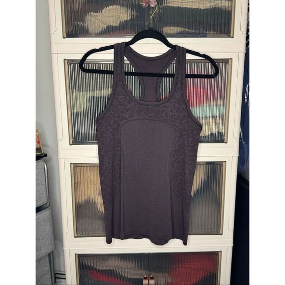 Lululemon Swiftly Tech Racerback Tank, Black Cherry, 8, EUC - Picture 1 of 3